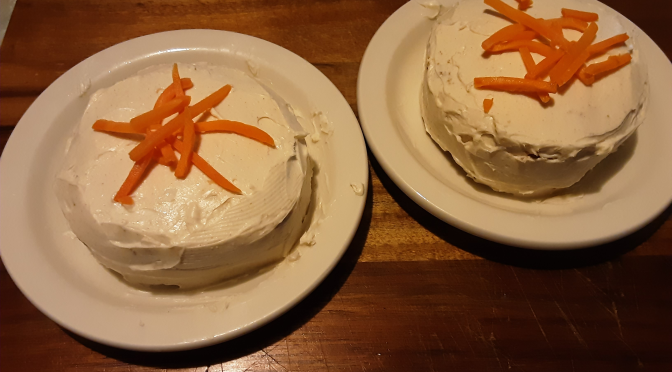 Carrot-Pecan Cake (lower carb)